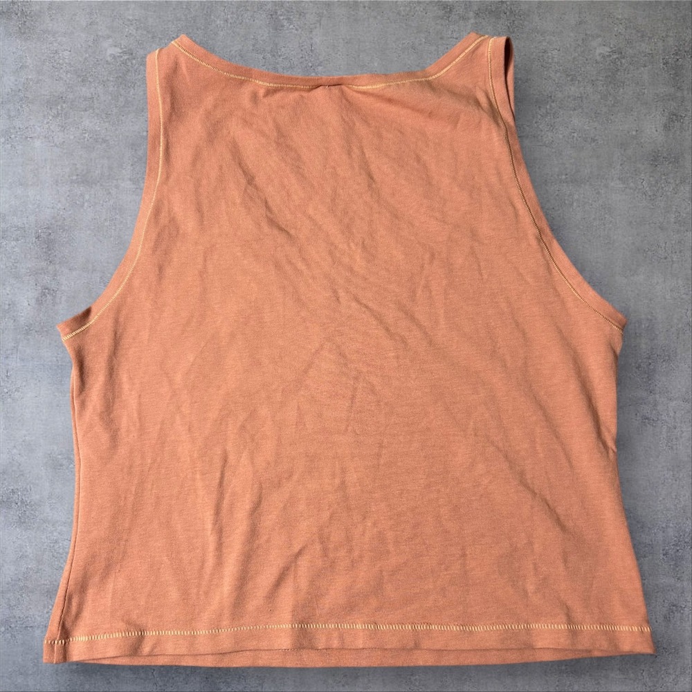 New SKIMS‎ Cotton Tank Top Womens 3X Sedona Scoop Neck Sleeveless Casual - Picture 2 of 6